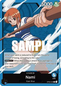 One Piece Nami (040) (OP03-040/294) OP03 Pillars of Strength NM - Image 1