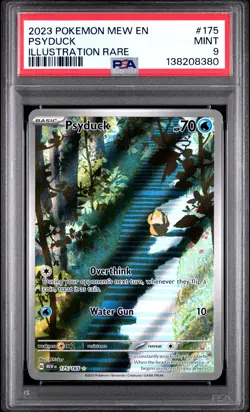 2023 POKEMON MEW EN-151 ILLUSTRATION RARE #175 PSYDUCK PSA 9 - Image 1