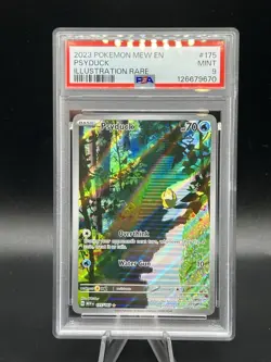 PSA 9 POKEMON MEW EN-151 ILLUSTRATION RARE #175 PSYDUCK 2023 Mint - Image 1