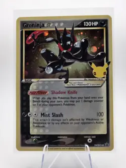 Pokemon Greninja Star SWSH144 Sword & Shield Promo Holo 130HP Mist Slash - Image 1