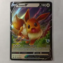 Eevee V SWSH065 - Pokemon TCG - Black Star Promo - Battle Academy Eevee Stamped - Image 1