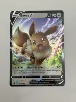 Eevee V SWSH065 - Pokemon TCG - Black Star Promo - Battle Academy Eevee Stamped - Image 1