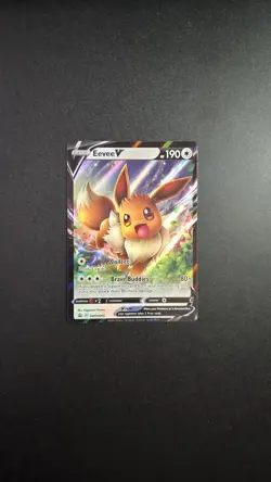 Eevee V SWSH065 Promo Holo Black Star Promo Pokemon Card TCG - Image 1