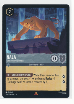 Nala Undaunted Lioness 173/204 Fabled Disney Lorcana Non Foil NM - Image 1