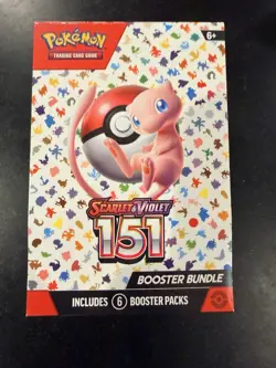 Pokemon TCG Scarlet & Violet 151 Booster Bundle Sealed New (6 packs) - Image 1