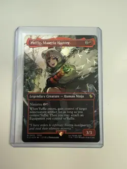 MTG - Yuffie, Materia Hunter - Borderless - Chocobo Track Foil - Final Fantasy - Image 1