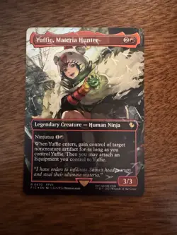 Yuffie, Materia Hunter (Borderless) (Chocobo Track Foil) Final Fantasy Foil - Image 1