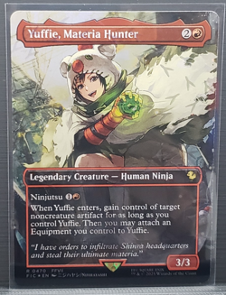Yuffie, Materia Hunter 470 (Borderless Chocobo Track Foil) MTG Final Fantasy - Image 3