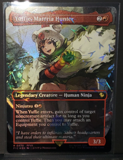 Yuffie, Materia Hunter 470 (Borderless Chocobo Track Foil) MTG Final Fantasy - Image 4