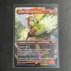 Yuffie, Materia Hunter 0470 Borderless Chocobo Track Foil MTG Final Fantasy NM - Image 1