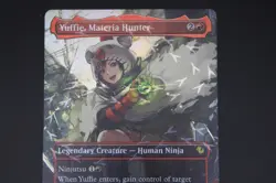 Yuffie, Materia Hunter (Borderless) (Chocobo Track Foil) - Commander: FINAL FANT - Image 3