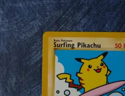 Surfing Pikachu 28 Pokemon card Black Star Promo CCG WOTC - Image 2