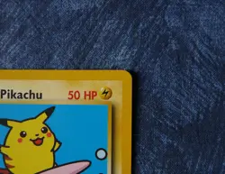 Surfing Pikachu 28 Pokemon card Black Star Promo CCG WOTC - Image 3