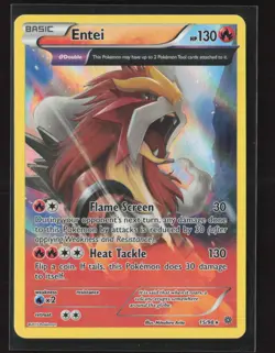 Entei 15/98 Holo Rare XY - Ancient Origins Pokemon Card - Image 1