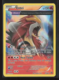 Entei 15/98 Holo Rare XY - Ancient Origins Pokemon Card - Image 1