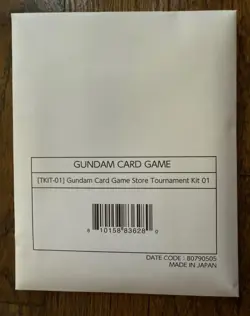Gundam Card Game Store Tournament Kit TKIT-01 English NEW SEALED TCG - Image 1
