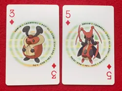 Kricketot Kricketune Pokemon Japanese Playing Poker Card Pearl Palkia Deck - Image 1