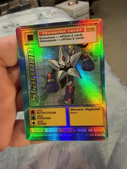 ST-26S Starmon Starter Deck FOIL Digimon Digi-Battle Series Card 1999 NM Holo - Image 1