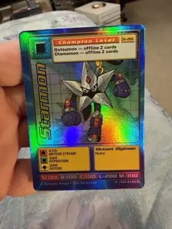 ST-26S Starmon Starter Deck FOIL Digimon Digi-Battle Series Card 1999 NM Holo - Image 2