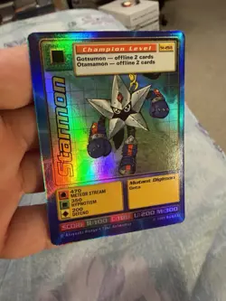 ST-26S Starmon Starter Deck FOIL Digimon Digi-Battle Series Card 1999 NM Holo - Image 3