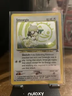 Pokemon TCG Smeargle Holo Rare Card 11/75 Neo Discovery MP - Image 1