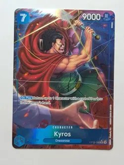 Kyros OP10-046 Alternate Parallel Art Holo Foil One Piece TCG Card Game NM - Image 1
