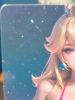 1/1 Only 1 Made Princess Peach City Bikini Mario Customs Waifu Card Size 5x3.5 - Image 2