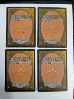 MTG 4x ALTERED CHRONICLES Erhnam Djinn BY ORIGINAL ARTIST KEN MEYER JR. w/ COAs - Image 2