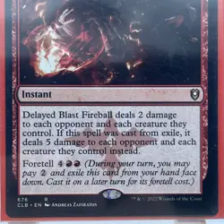 MTG Delayed Blast Fireball Commander Battle for Baldur's Gate 676 - Image 3