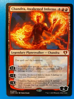MTG 1x Chandra, Awakened Inferno 85 Commander Masters Magic the Gathering x1 NM - Image 1