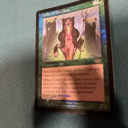 MTG Caller of the Claw Legions FOIL heavy play - Image 2