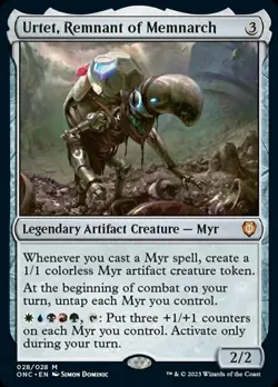 Urtet, Remnant of Memnarch - Commander: Phyrexia: All Will Be One #028/028 MTG M - Image 1