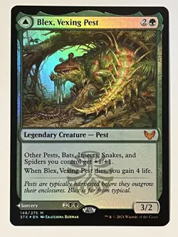 Blex, Vexing Pest Strixhaven: School of Mages Foil MTG NM - Image 1