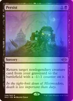 MTG Magic the Gathering Persist (96/767) Modern Horizons 2 LP FOIL - Image 1