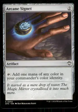 Arcane Signet Commander: Outlaws of Thunder Junction #252 Common - Image 1