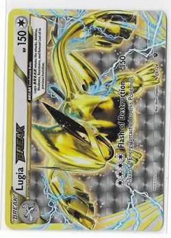 Lugia BREAK 79/124 BREAK Fates Collide XY Set Holo Pokemon TCG Card NM - Image 1