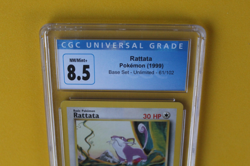 1999 POKEMON RATTATA 61/102 CGC 8.5 - Image 2