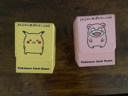 Pokemon Center Japan 24h Chu (Pikachu Slowpoke) Deck box Pokecenter exclusive - Image 1