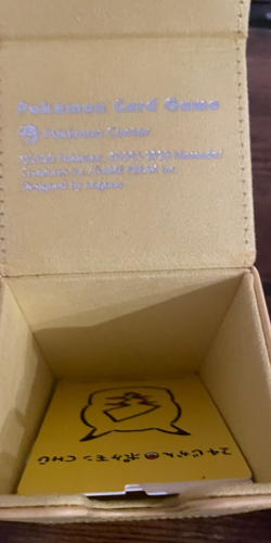 Pokemon Center Japan 24h Chu (Pikachu Slowpoke) Deck box Pokecenter exclusive - Image 2