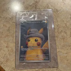 Pikachu with Grey Felt Hat Van Gogh SVP085 2023 Promo Pokemon TCG - Sealed - Image 1