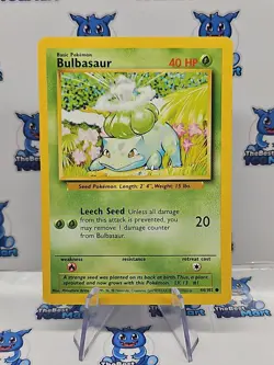 Bulbasaur - 44/102 - Base Set - Pokemon - LP - Image 1