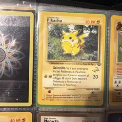Jungle Unlimited Italian Pikachu W Stamp ITALIAN 60/64 Pokemon rare - Image 1