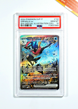 Pokemon PSA 10 Greninja Ex #132 Special Illustration Collection 2024 Italiano - Image 1