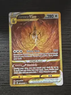 Pokemon TCG Arceus VSTAR GG70/GG70 Crown Zenith Galarian Gallery LP - Image 1