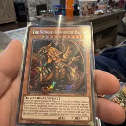 | Yugioh The Winged Dragon of Ra SBCB-EN203 1st Edition Secret Rare LP 🔥 | - Image 1