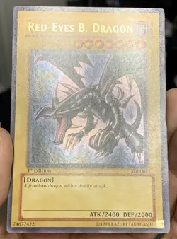 Yugioh Vintage 2003 Red Eyes B. Dragon SDJ-001 Ultra Rare 1st Ed NM - Image 5