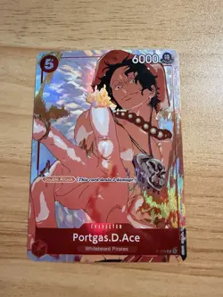 Portgas.D.Ace (Gift Collection 2023) P-028 One Piece Promotion Cards Foil NM Eng - Image 1