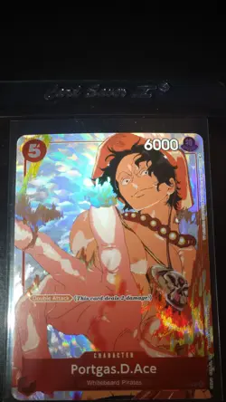 Portgas.D.Ace (Gift Collection 2023) P-028 One Piece Promotion Cards Foil NM Eng - Image 1