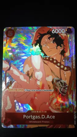 Portgas.D.Ace (Gift Collection 2023) P-028 One Piece Promotion Cards Foil NM Eng - Image 2