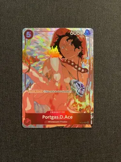 Portgas.D.Ace (Gift Collection 2023) P-028 One Piece Promotion Cards Foil NM - Image 1